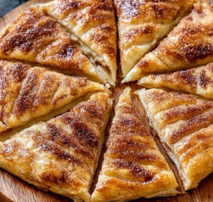 Cinnamon-Sugar Pizza Made with Crescent Rolls